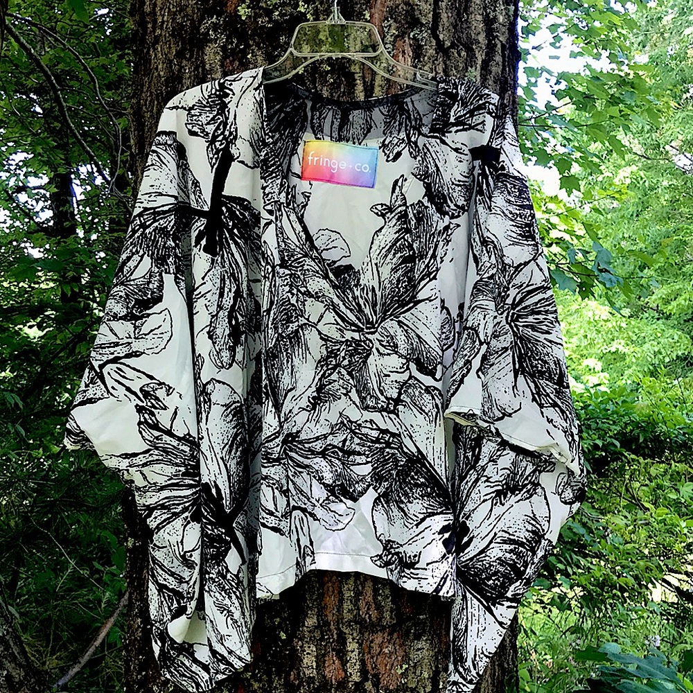 Lightweight, breezy floral blouse